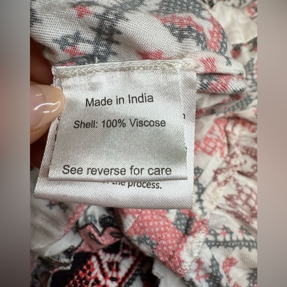 Rococo Sand Bedeck Mini Skirt In Red Black White Print XS - Picture 10 of 13